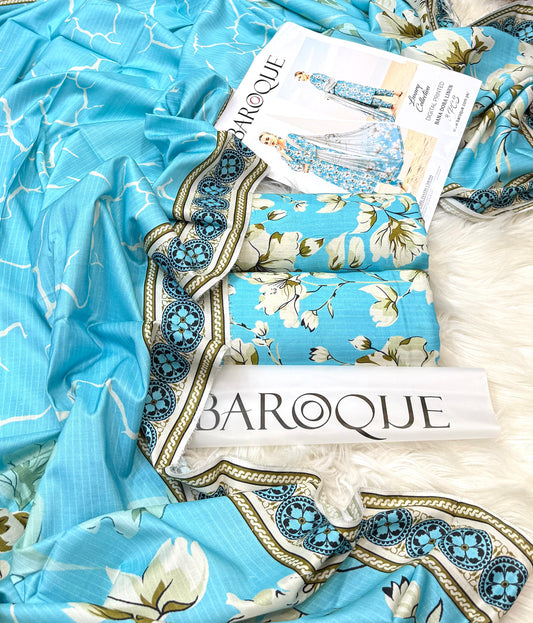 Baroque | Printed Linen | 3-Piece |