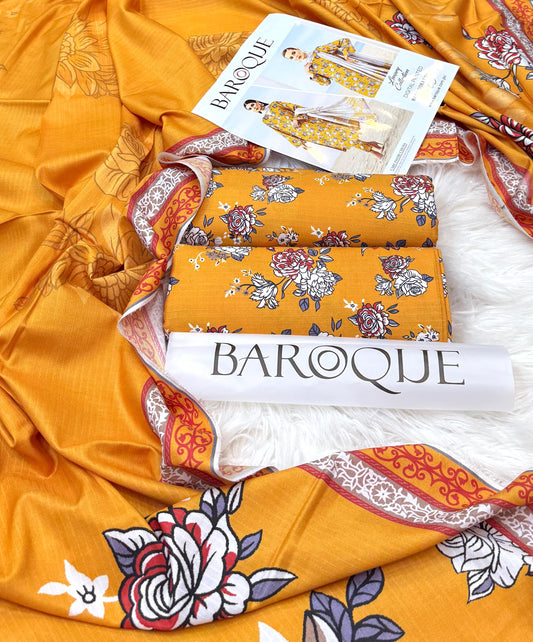 Baroque | Printed Linen | 3-Piece |