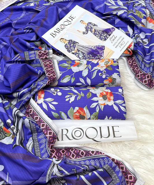 Baroque | Printed Linen | 3-Piece |