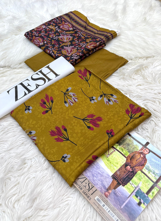 Zesh | Printed Viscose | 3-Piece |