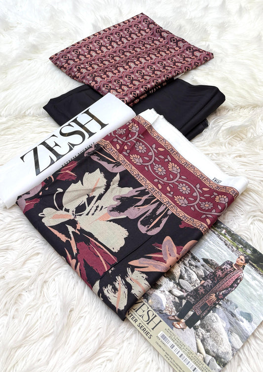 Zesh | Printed Viscose | 3-Piece |