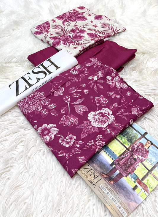 Zesh | Printed Viscose | 3-Piece |