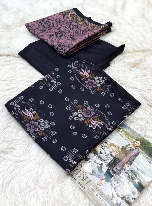 Zesh | Printed Viscose | 3-Piece |