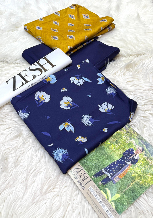 Zesh | Printed Viscose | 3-Piece |