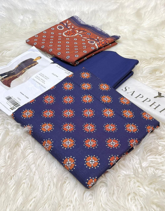 Sapphire | Printed Khaddar | 3-Piece |