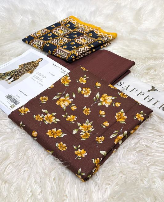 Sapphire | Printed Khaddar | 3-Piece |