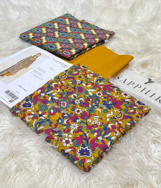 Sapphire | Printed Khaddar | 3-Piece |