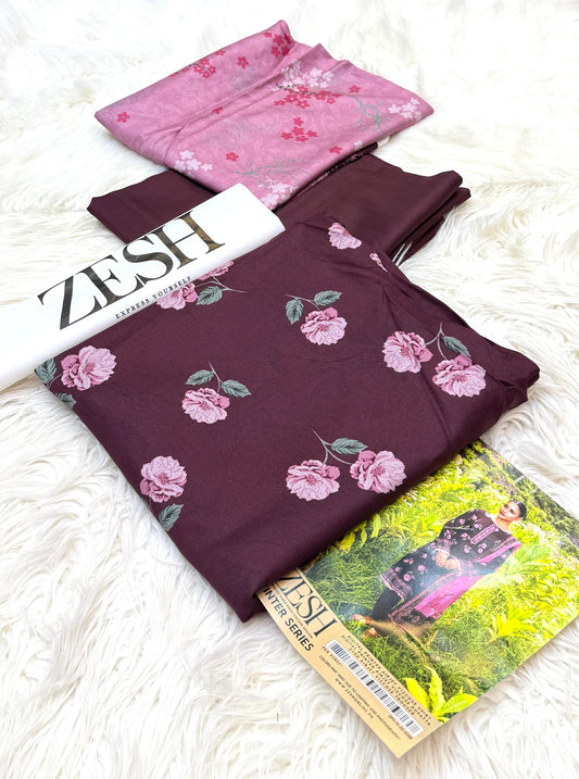 Zesh | Printed Viscose | 3-Piece |