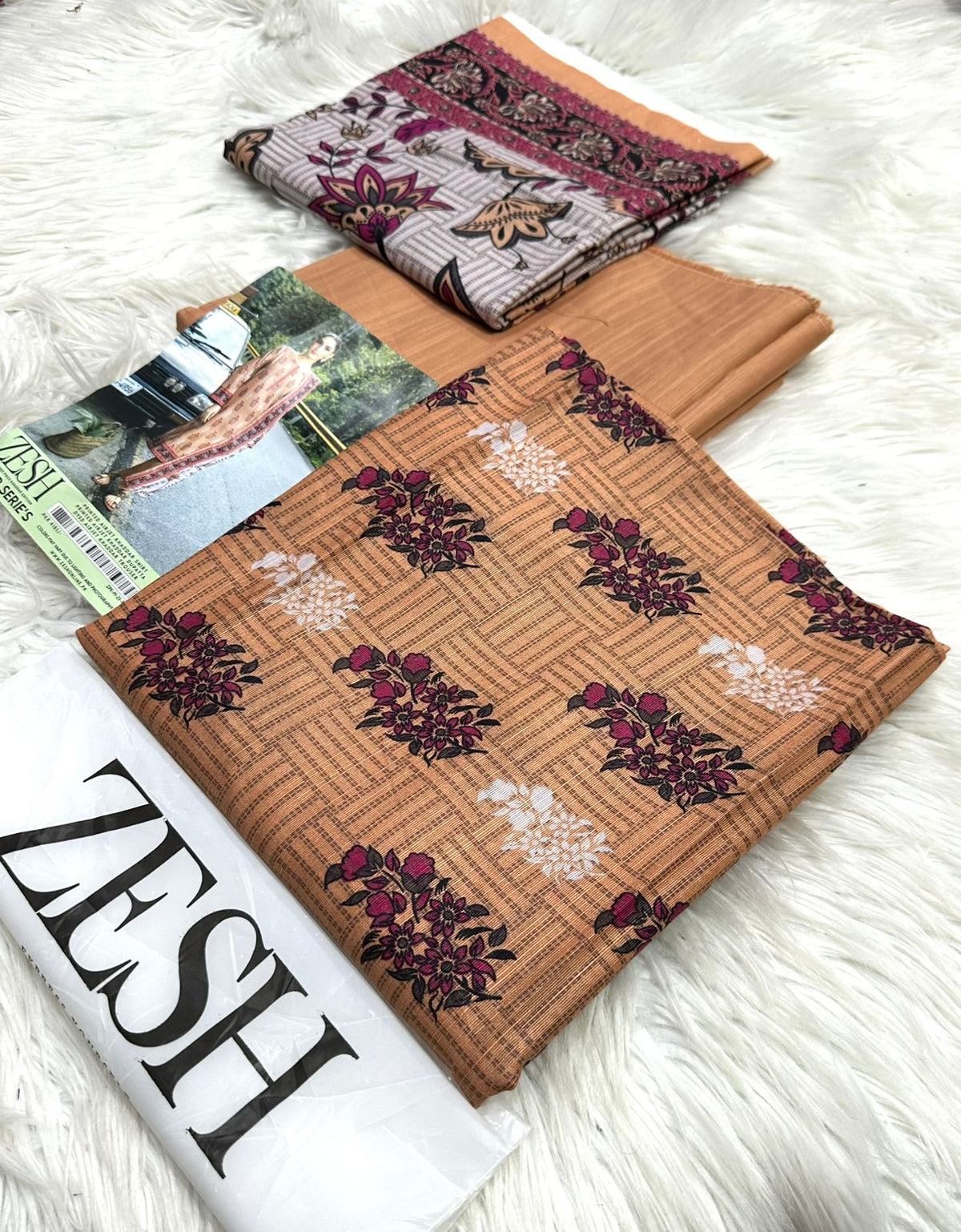 Zesh | Printed Viscose | 3-Piece |