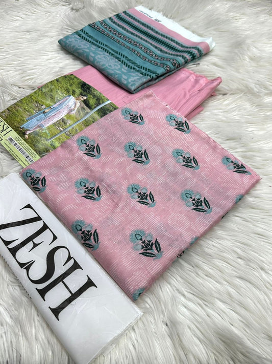 Zesh | Printed Viscose | 3-Piece |