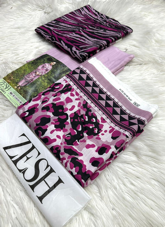 Zesh | Printed Viscose | 3-Piece |