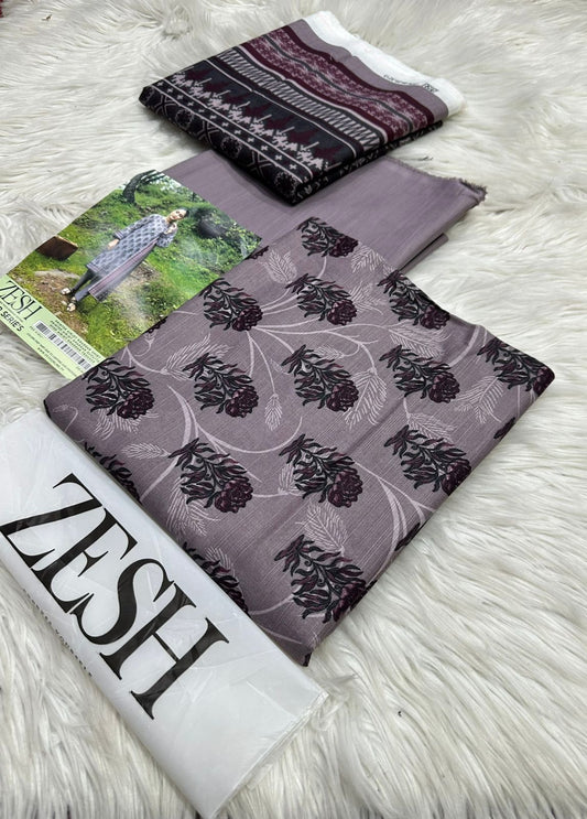 Zesh | Printed Viscose | 3-Piece |