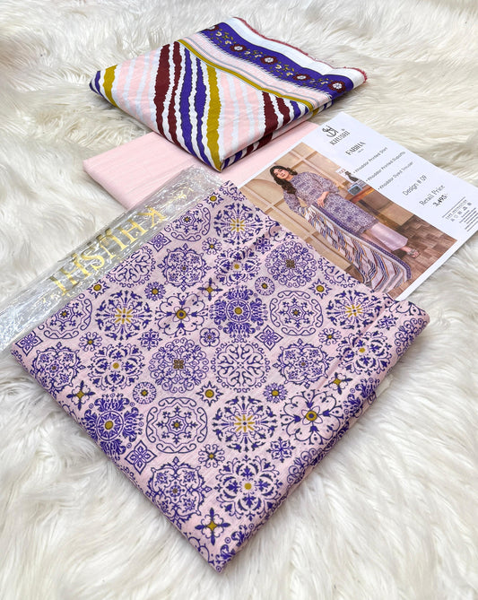 Khushi By Fabiha | Printed Khaddar | 3-Piece |