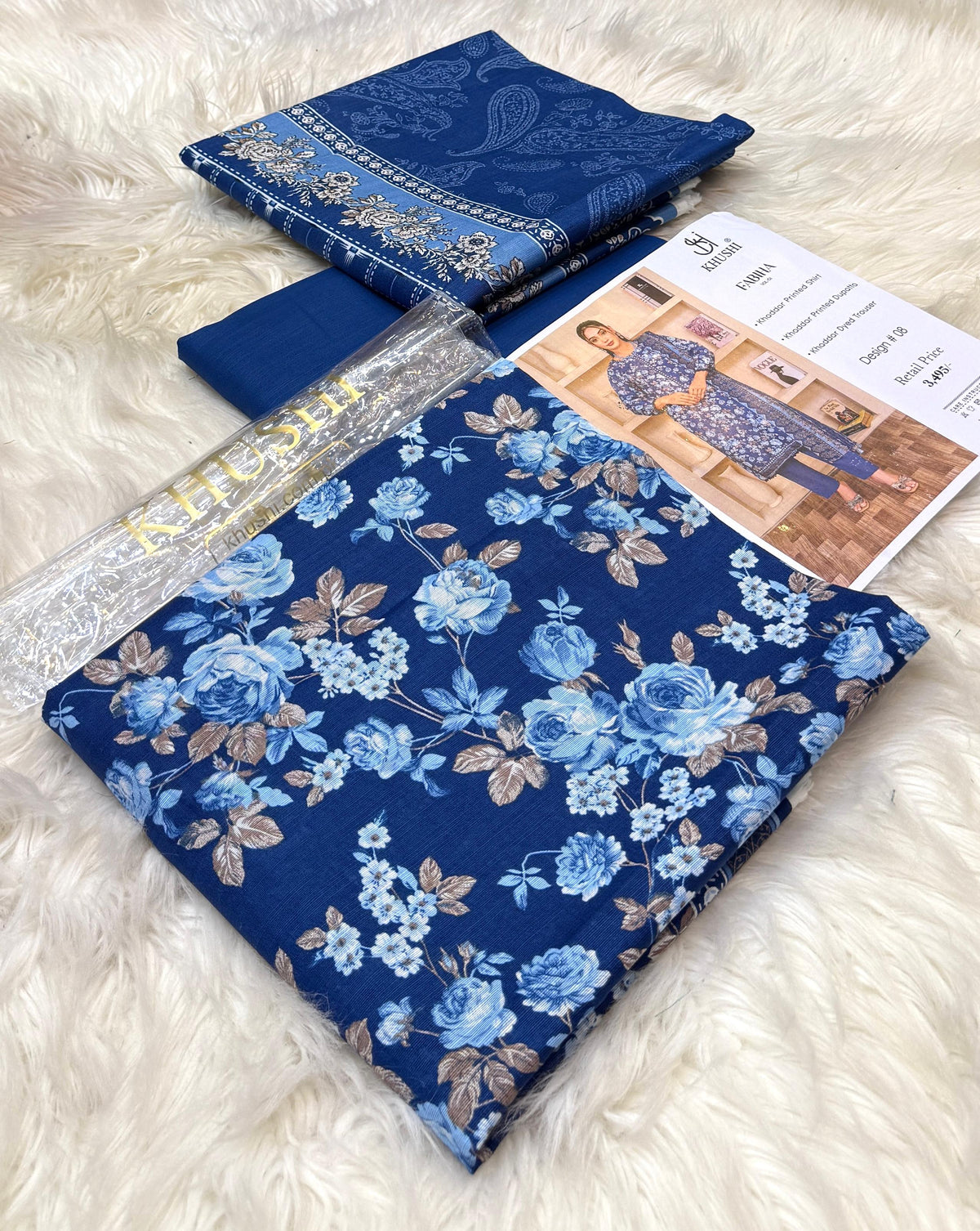 Khushi By Fabiha | Printed Khaddar | 3-Piece |