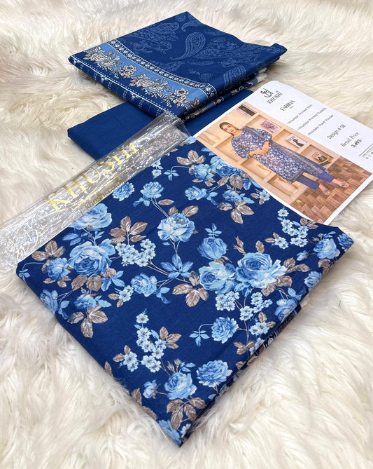 Khushi By Fabiha | Printed Khaddar | 3-Piece |