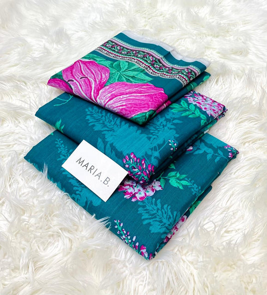 Maria.B Khaddar Luxury Print 3pc (AJ-1011)