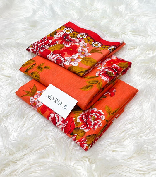 Maria.B Khaddar Luxury Print 3pc (AJ-1014)