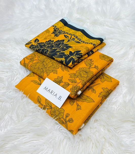 Maria.B Khaddar Luxury Print 3pc (AJ-1013)