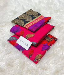 Maria.B Khaddar Luxury Print 3pc (AJ-1017)