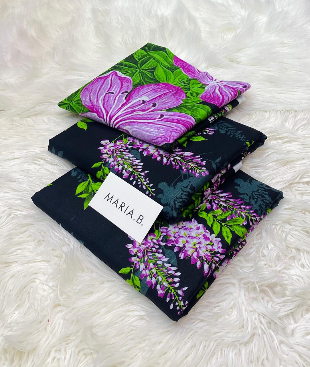 Maria.B Khaddar Luxury Print 3pc (AJ-1019)