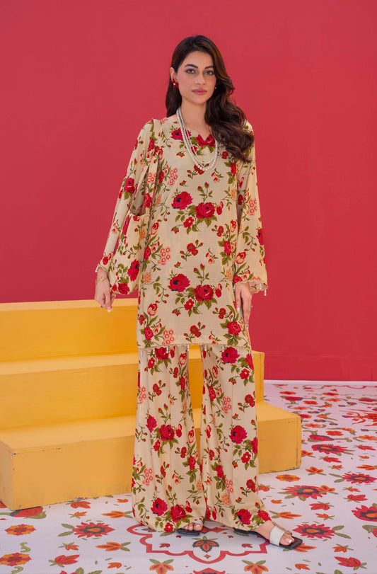 Waniya Gold | 2-PC | Linen