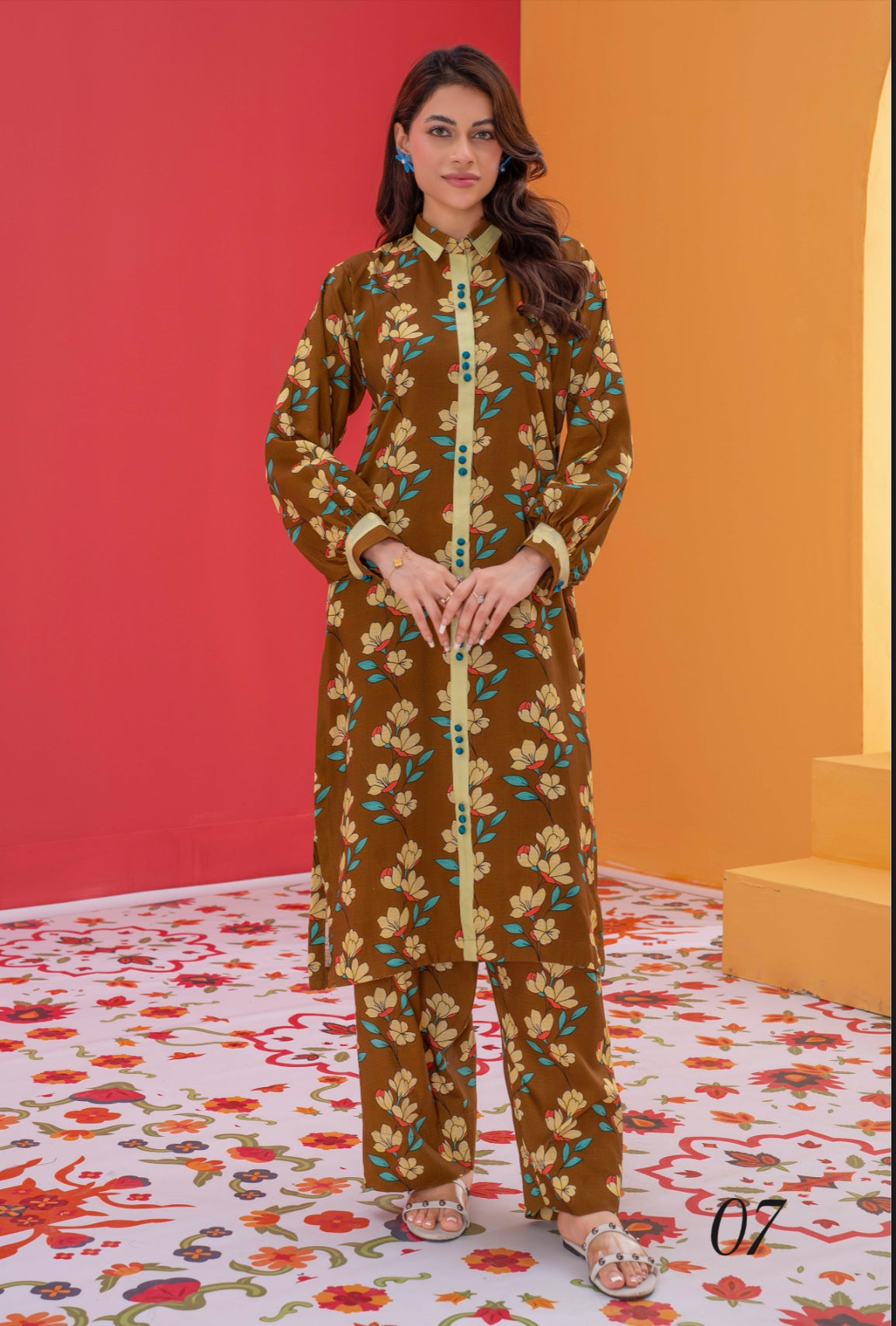 Waniya Gold | 2-PC | Linen