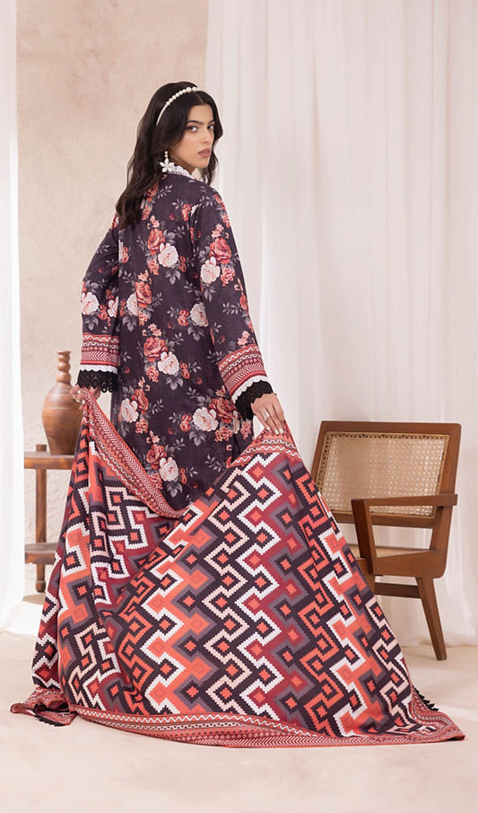 Regalia Printed Linen 3pc