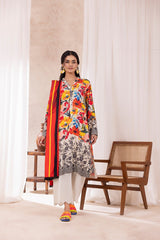 Regalia Printed Linen 3pc