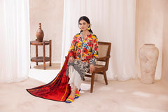 Regalia Printed Linen 3pc