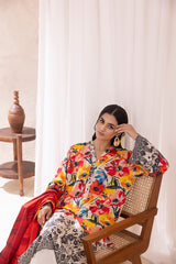 Regalia Printed Linen 3pc