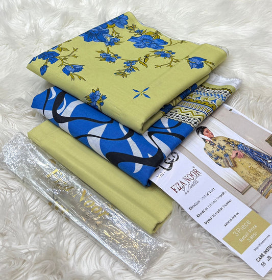 Fiza Noor | Printed Khaddar | 3-Piece |